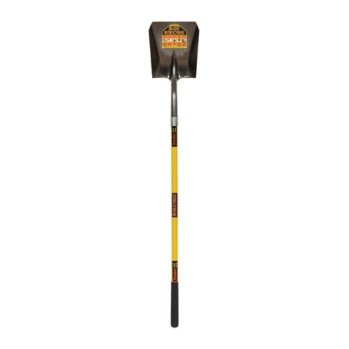 Seymour Structron® S700 SpringFlex™ 14 Ga. #2 Square Point Rear Roll Step Shovel Fiberglass Handle