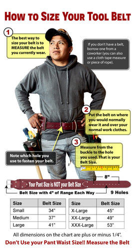 Occidental Leather Oxylights Ultra Framer Tool Belt
