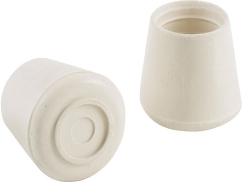 Shepherd 7/8-Inch Inside Diameter Rubber Leg Tips (7/8 4 Pack, White)