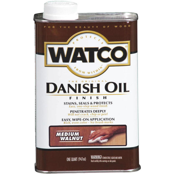 Watco Danish 1 Qt. Low VOC Medium Walnut Oil Finish