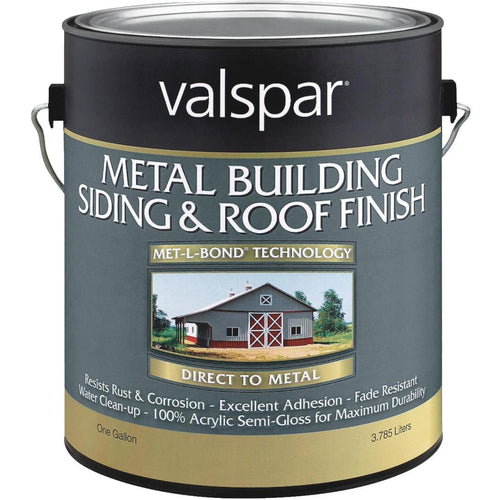 Valspar Gallon Classic Green Semi-Gloss Metal Building Paint