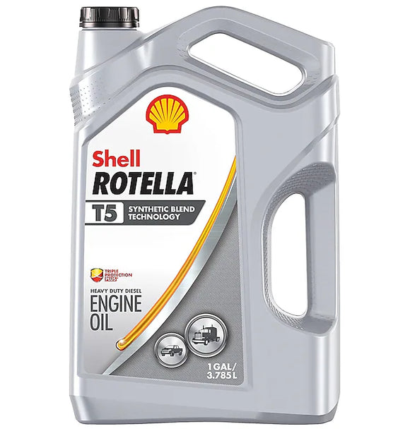 Shell Rotella® T5 10W-30 Diesel Engine Oil (1 Gallon)