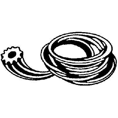 Prime-Line Screen Retainer Vinyl Spline .12 Round Gray 25' per roll