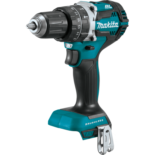 Makita 18V LXT® Lithium‑Ion Compact Brushless Cordless 1/2 Hammer Driver‑Drill, Tool Only
