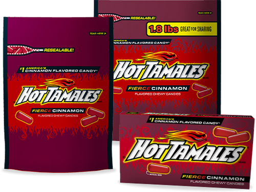 Hot Tamales Fierce Cinnamon Medium Stand Up Bag