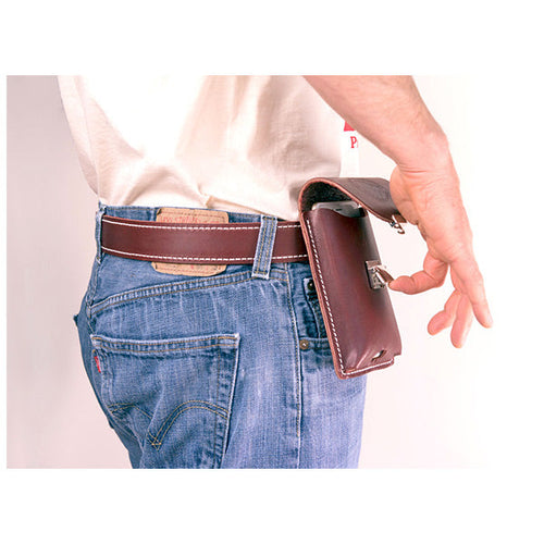 Occidental Leather Clip-On Leather Phone Holster