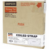Simpson Strong-Tie 1-1/4 in. x 25 ft. Galvanized Steel 22 Gauge Coiled Strapping