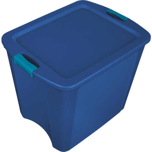 Sterilite 26 Gal. Blue Latch & Carry Storage Tote