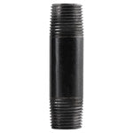 ProSource Black Nipple Pipe Male Steel 40 Schedule