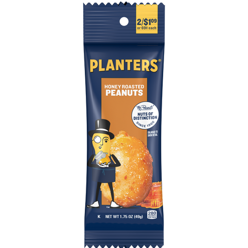 PLANTERS® Honey Roasted Peanuts, 1.75 oz Packet