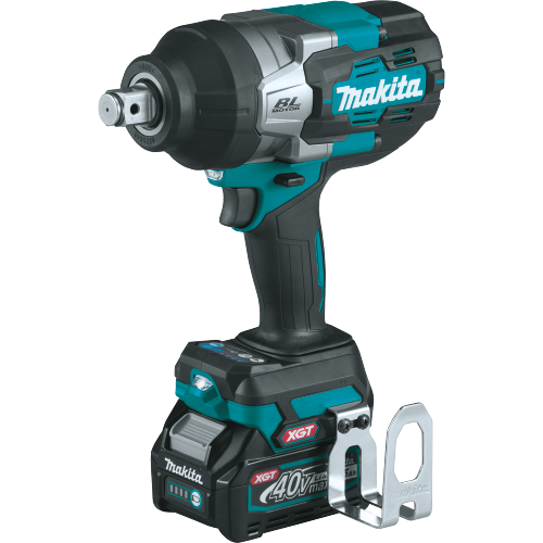 Makita GWT01D 40V max XGT® Brushless Cordless 4‑Speed High‑Torque 3/4 Sq. Drive Impact Wrench Kit w/ Friction Ring Anvil (2.5Ah)