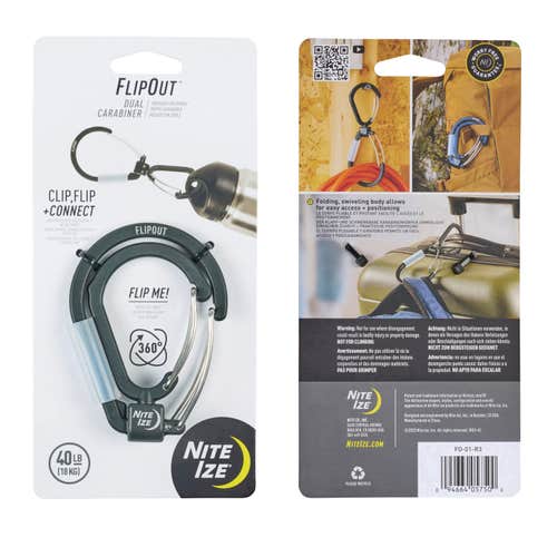 Nite Ize FlipOut™ Dual Carabiner
