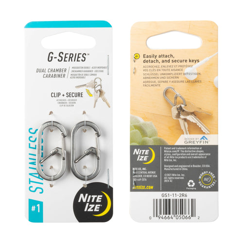 Nite Ize G-Series® Dual Chamber Carabiner