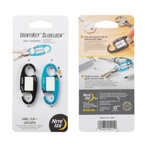 Nite Ize IdentiKey™ SlideLock® Dual Carabiner