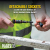 Klein Tools 7-in-1 Impact Flip Socket Set