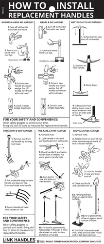 Link Handles 18 House Axe Handle For 2-1/4 Lb Axes
