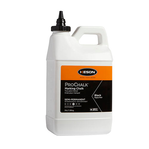 Keson ProChalk Semi-Permanent Chalk Black
