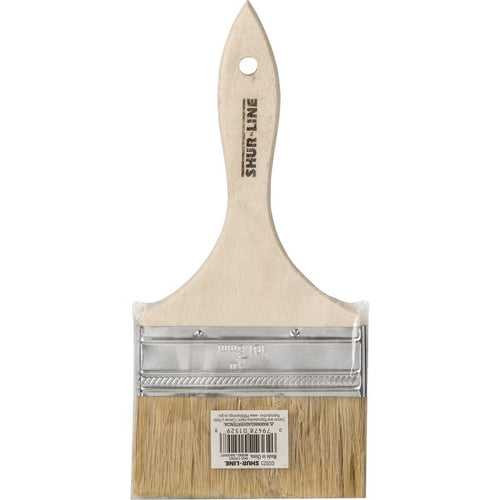 Shur-Line 4-In. White Bristle Chip Brush