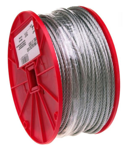 Campbell 5/16 7 x 19 Cable, Galvanized Wire, 200 Feet per Reel