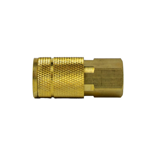 Forney Industries Tru-Flate Style Coupler, 1/4 in x 3/8 in FNPT