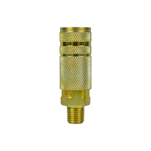 Forney Industries Lincoln Style Coupler, 1/4 in x 1/4 in MNPT
