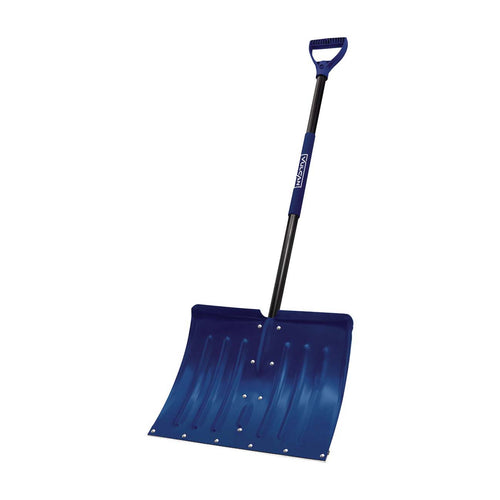Vulcan Snow Shovel with Sleeve Aluminum Blade Poly D-Grip Steel Handle