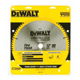 12-Inch 80-TPI Carbide-Tipped Circular Saw Blade