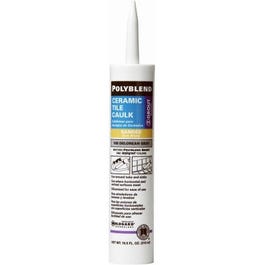 Polyblend Ceramic Tile Caulk, #11 Snow White, 10.5-oz.