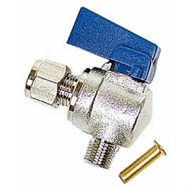 Evaporative Cooler Angle Ball Valve, 1/4 x 1/8-In.