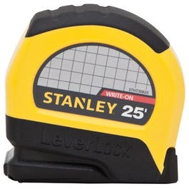 Leverlock Tape Measure, 25-Ft.