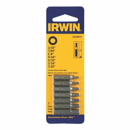 Irwin Hex Head Insert Bit Set - Fractional  1-1/4