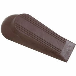 Door Stop, Wedge, Brown, 5-In.