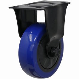 Blue Diamond TPU Wheel Caster, 4-In. D, 300-Lb. Load Capacity, 1-Pk