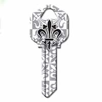 Hy-ko Products Fleur De Lis Blank Key