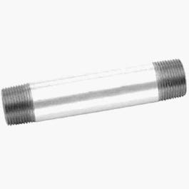 Pipe Fitting, Galvanized Nipple, 2 x 2-1/2-In.