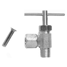 Evaporative Cooler Angle Needle Valve, 1/4 x 1/8-In. MPT