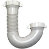 Flexible Lavatory/Kitchen Drain J Bend