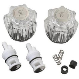 Delta-Delex Lavatory Faucet Repair Kit, Clear Handles