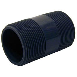 Pipe Fitting, PVC Nipple, Schedule 80, 3/4 x 24-In.