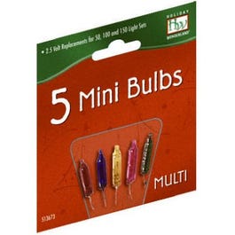 Mini Christmas Lights Replacement Bulb, For 50, 100 & 150-Light Sets, Multi-Color, 2.5-Volt