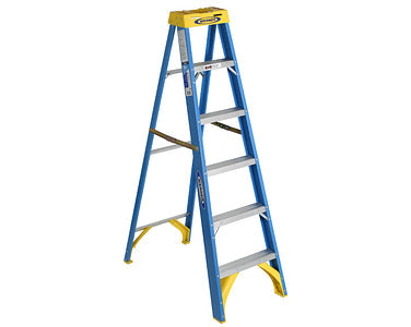 Werner 6ft Type I Fiberglass Step Ladder 6006