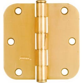 2-Pk., 3.5-In. Dull Brass Residential Door Hinges