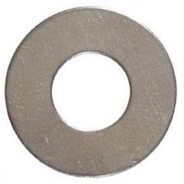 Flat Washers, Yellow Dichromate, 1/4-In., 100-Pk.