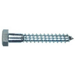 Hex Head Lag Bolt, Zinc, 5/16 x 3-In., 100-Ct.