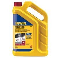 Irwin Permanent Staining Marking Chalk Refill, 4 lb, Crimson Red, Powder