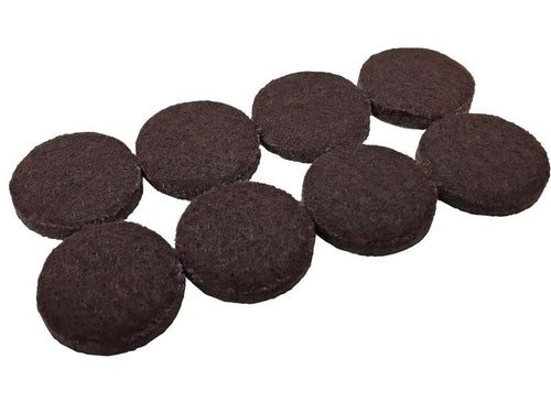 Shepherd Hardware 1-1/2-Inch Heavy Duty Self-Adhesive Felt Furniture Pads, 8-Pack, Brown