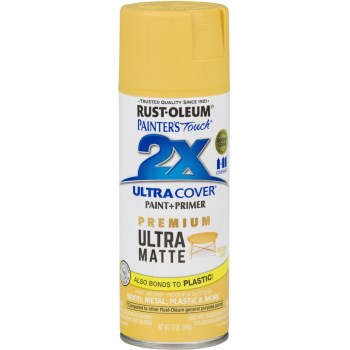 Rust-Oleum 331186 2x Ultra Spray Paint, Matte Gold