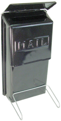 BLACK GLOSS HOUSE LETTER BOX