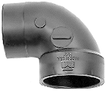 1-1/2 ABS 90 SANITARY STREET ELBOW