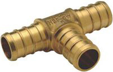 BRASS T 3/4 IN